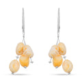 Butterscotch Amber Earrings in Sterling Silver - Sticky add to cart bar