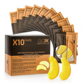 GLO24K 24k Gold & Collagen Eye Patches (20 Patches/10 Pairs) FREE GIFT - Sticky add to cart bar