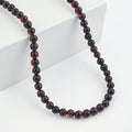 Cherry Amber Beaded Necklace in Sterling Silver 20 Inches - Sticky add to cart bar