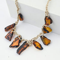 Baltic Amber Rope Chain Necklace 22 Inches