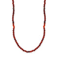 Cherry Amber Beaded Necklace (20 Inches) in Sterling Silver - Sticky add to cart bar