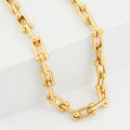 Minimalist Link Necklace (20 Inches) in ION Plated YG Stainless Steel - Sticky add to cart bar