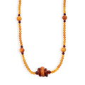 Baltic Amber Beaded Necklace in Sterling Silver (21 Inches) - Sticky add to cart bar