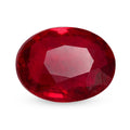 Chairman Vault Collection Certified and Appraised AAAA Ruby (Ovl 8x6 mm) 1.55 ctw - Sticky add to cart bar