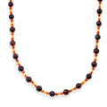 Baltic Amber Beaded Necklace in Sterling Silver (24 Inches) - Sticky add to cart bar