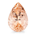 AAAA Marropino Morganite (Pear 9x6 mm) 1.00 ctw - Sticky add to cart bar