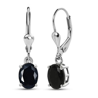 D'Joy Brazilian Citrine Earrings in Rhodium Over Sterling Silver 2.20 ctw