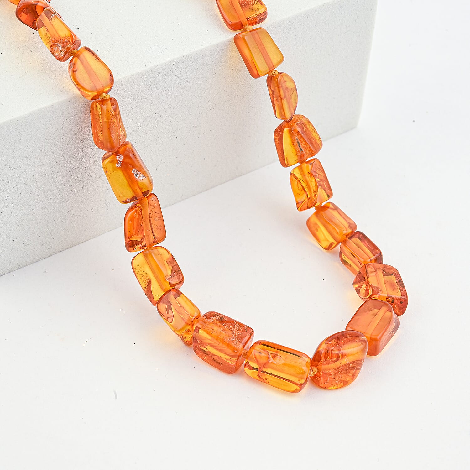 Baltic Amber Beaded Necklace (20 Inches) 83.80 ctw