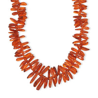 Baltic Amber Beaded Fringe Necklace