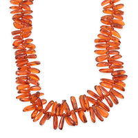 Baltic Amber Beaded Sunset Necklace