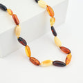 Mixed Amber Beaded Necklace (18 Inches) - Sticky add to cart bar