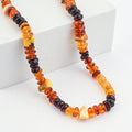 Mixed Amber Beaded Necklace (25 Inches) - Sticky add to cart bar