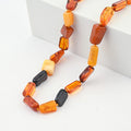 Mixed Amber Beaded Necklace (26 Inches) - Sticky add to cart bar