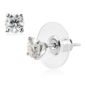 EverTrue Moissanite 0.90 ctw Earrings in ION Plated RG Stainless Steel - Sticky add to cart bar