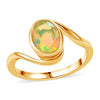 Yellow Gold Over Sterling Silver