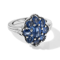 EverTrue Kashmir Kyanite Ring in Platinum Bond (Size 6.0) 2.70 ctw