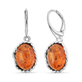 Baltic Amber Drop Earrings in Sterling Silver - Sticky add to cart bar