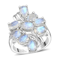 EverTrue White Topaz  Ring in Platinum Bond (Size 6.0) 4.30 ctw