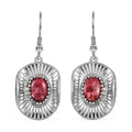 EverTrue Premium Norwegian Thulite 5.60 ctw Earrings in Platinum Bond - Sticky add to cart bar