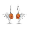 Baltic Amber Fine Earrings in Sterling Silver - Sticky add to cart bar