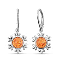 Baltic Amber  Earring Sterling Silver 9.00 ctw - Sticky add to cart bar