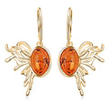 Baltic Amber Earrings in 14K YG Over Sterling Silver - Sticky add to cart bar