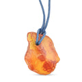 Baltic Amber Blue Rope Necklace (32 Inches) - Sticky add to cart bar