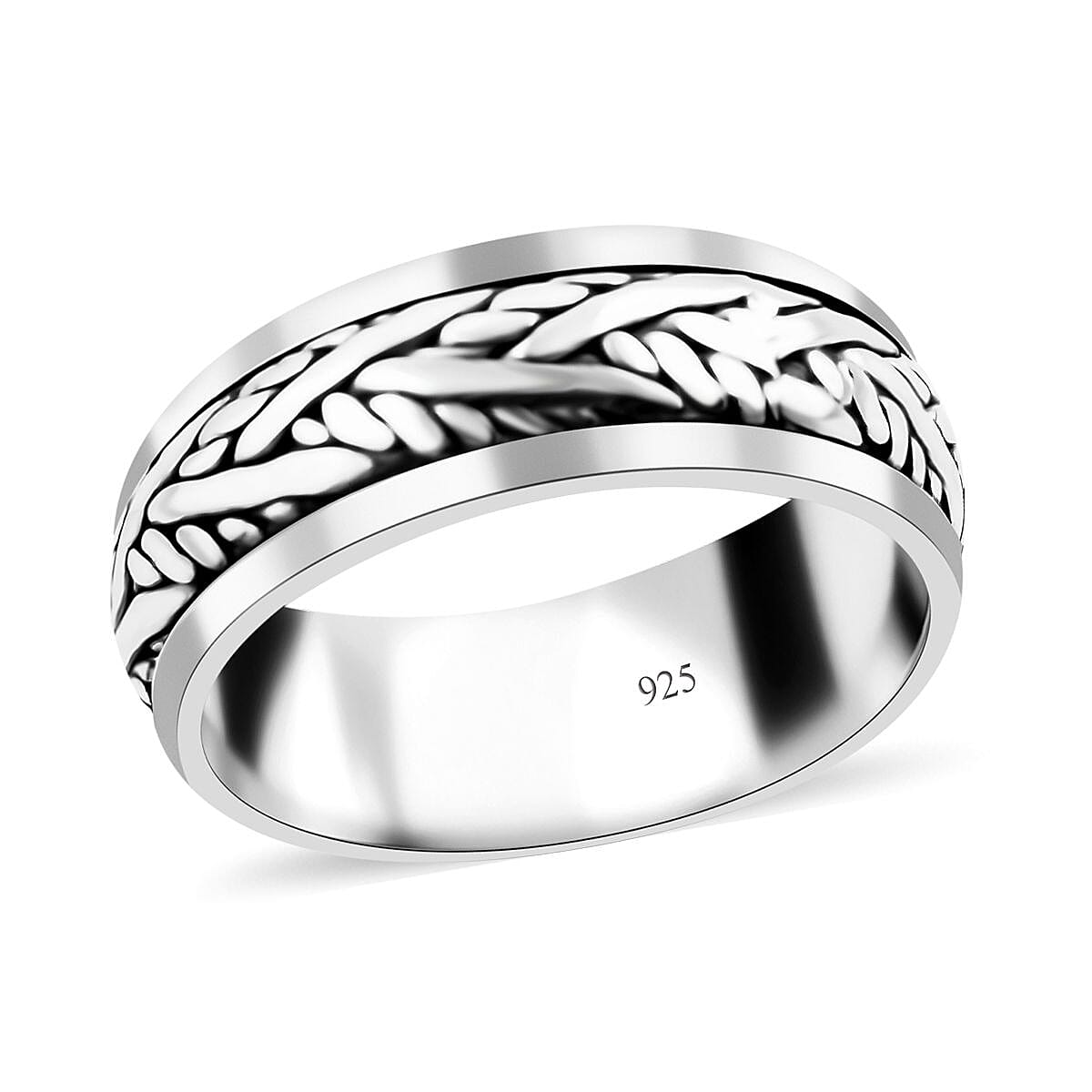 Bali Legacy Ring in Sterling Silver (Size 8.0) 6.80 Grams