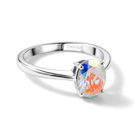 D'Joy Mercury Mystic Topaz 1.40 ctw Ring in Platinum Over Sterling Silver (Size 6.0)