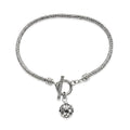 Bali Legacy Sterling Silver Toggle Bracelet with Charm - Sticky add to cart bar