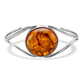 Baltic Amber Bangle Bracelet in Sterling Silver (7.0 In) - Sticky add to cart bar
