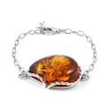 Baltic Amber Bracelet in Sterling Silver (8.00 In) - Sticky add to cart bar