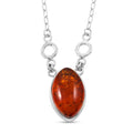 Baltic Amber Necklace in Sterling Silver (20 Inches) - Sticky add to cart bar
