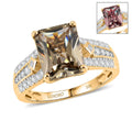 Certified & Appraised Luxoro 10K Yellow Gold AAA Turkizite, Diamond (I2) (0.35 cts) Ring (Size 10.0) 4.24 ctw - Sticky add to cart bar
