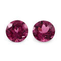 AAAA USAMBARA Color Change Garnet set of 2 (Rnd 5 mm) 1.00 ctw - Sticky add to cart bar
