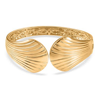 EverTrue Cuff Bracelet in 18K YG Plated