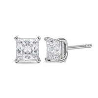 D'Joy Moissanite 1.35 ctw Stud Earrings in Sterling Silver