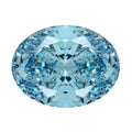 IGI Certified Luxuriant Lab Grown Blue Diamond (Oval) (VS2) 3.00 ctw - Sticky add to cart bar