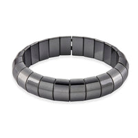 Hematite 250.00 ctw Stretch Bracelet (6.5-7In)