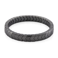 Hematite 130.00 ctw Stretch Bracelet (6.5-7In)