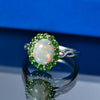 Ethiopian Welo Opal & Chrome Diopside