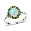 Ethiopian Welo Opal & Chrome Diopside