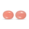 Peruvian Pink Opal Set of 2 (Ovl 10x8 mm) 3.32 ctw - Sticky add to cart bar