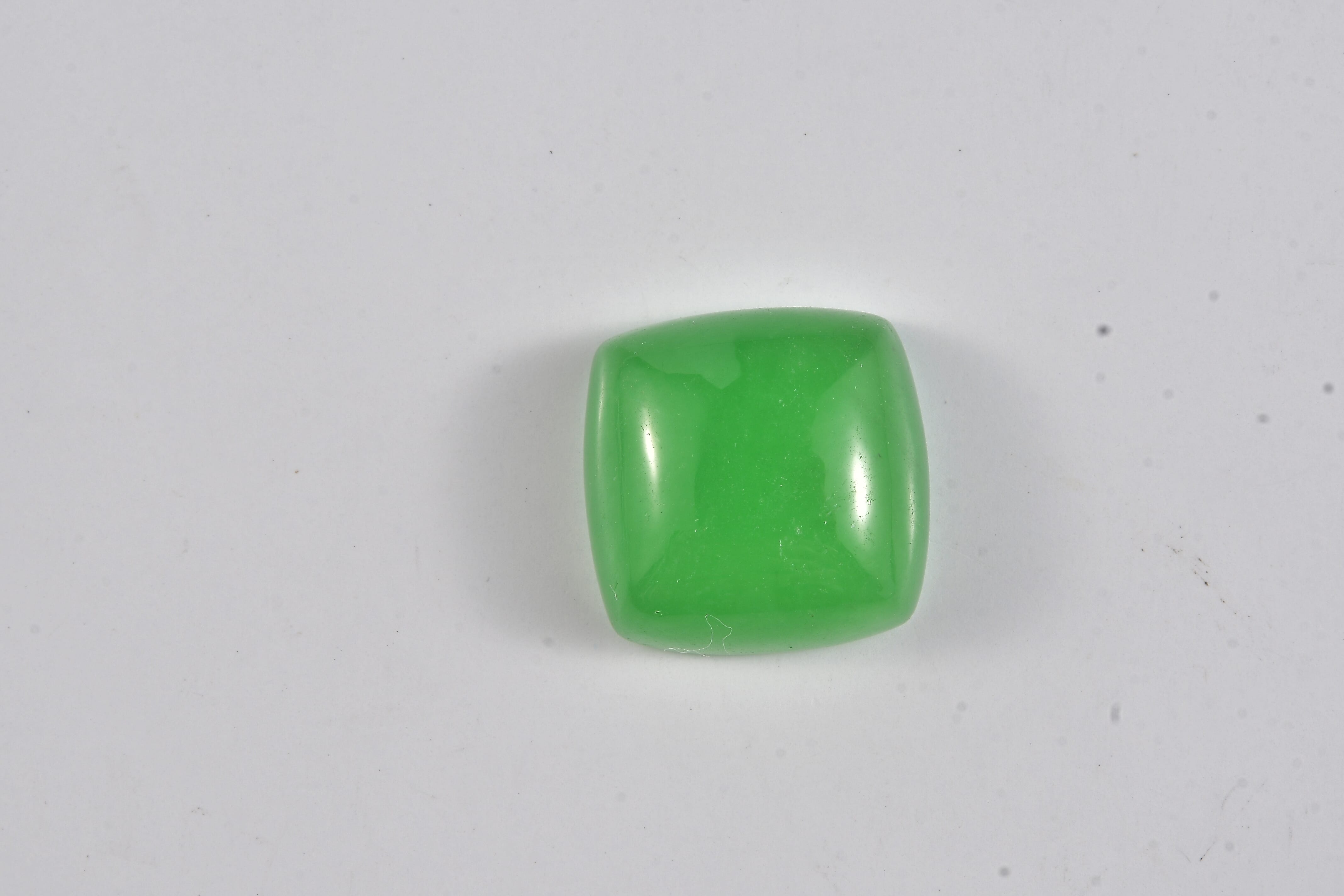 Premium Green Jade (D) (Cush 12x12 mm) 6.92 ctw
