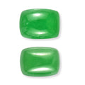 Premium Green Jade (D) Set of 2 (Cush 8x6 mm) 3.35 ctw - Sticky add to cart bar