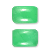 Green Jade (D) Set of 2 (Oct 6x4 mm) 1.49 ctw