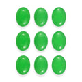 Green Jade (D) Set of 9 (Ovl 7x5 mm) 5.21 ctw - Sticky add to cart bar