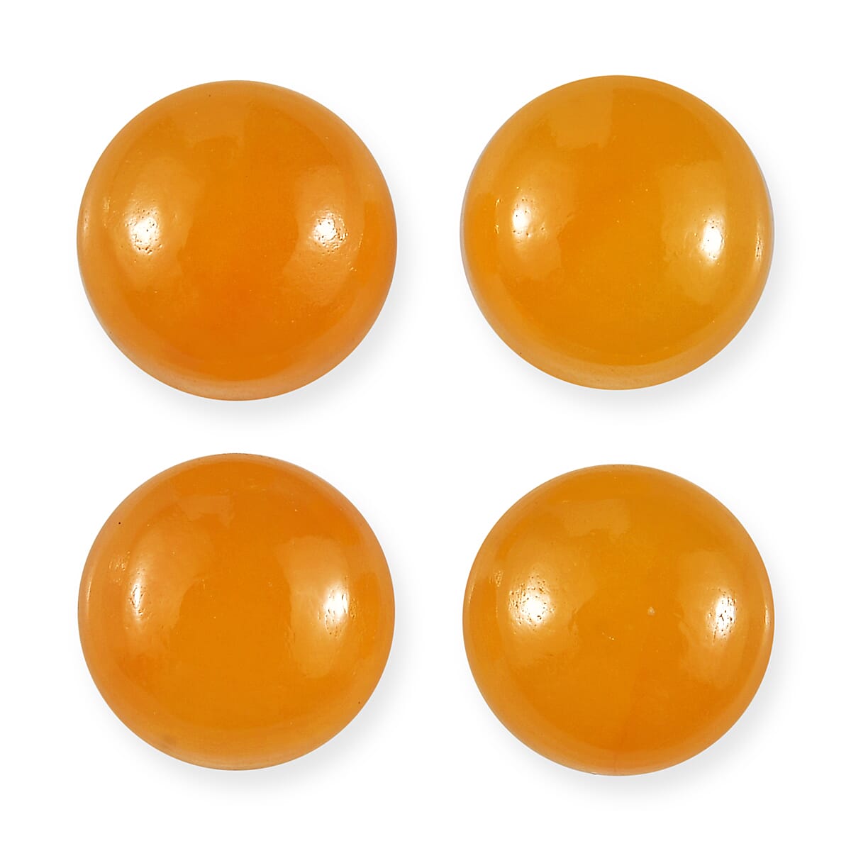 Honey Jade Set of 4 (Rnd 5 mm) 2.78 ctw