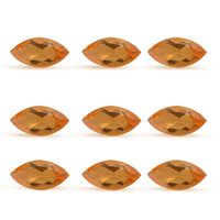 Jalisco Fire Opal Set of 9 (Mrq 5x2.5 mm) 0.86 ctw