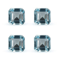 Sky Blue Topaz Set of 4 (Oct 5x5 mm) 2.80 ctw